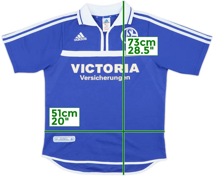 2001-02 Schalke Home Shirt - 7/10 - (XL.Boys)