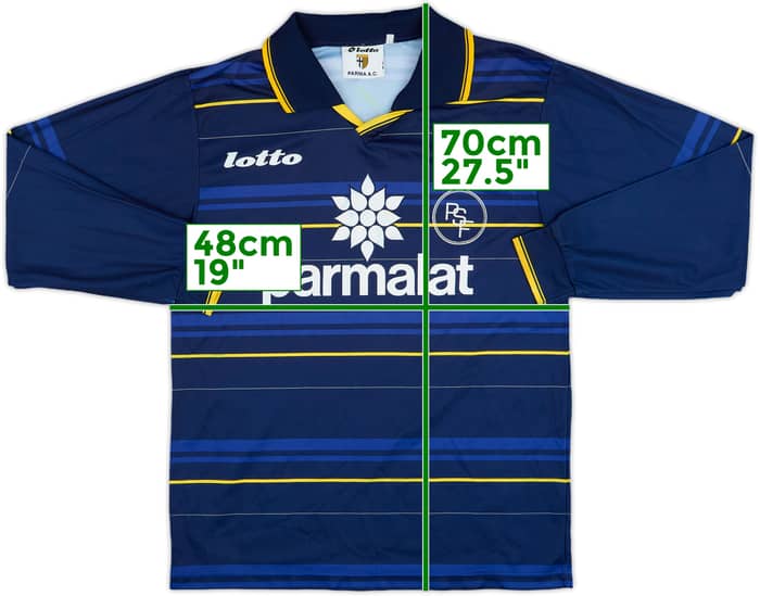 1998-99 Parma Third L/S Shirt #11 - 7/10 - (M)