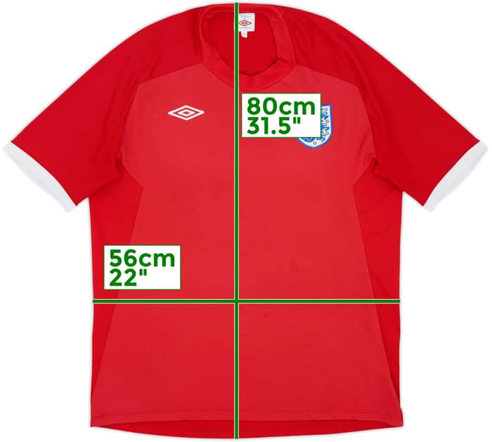 2010-11 England Away Shirt Lampard #8 - 6/10 - (XL)