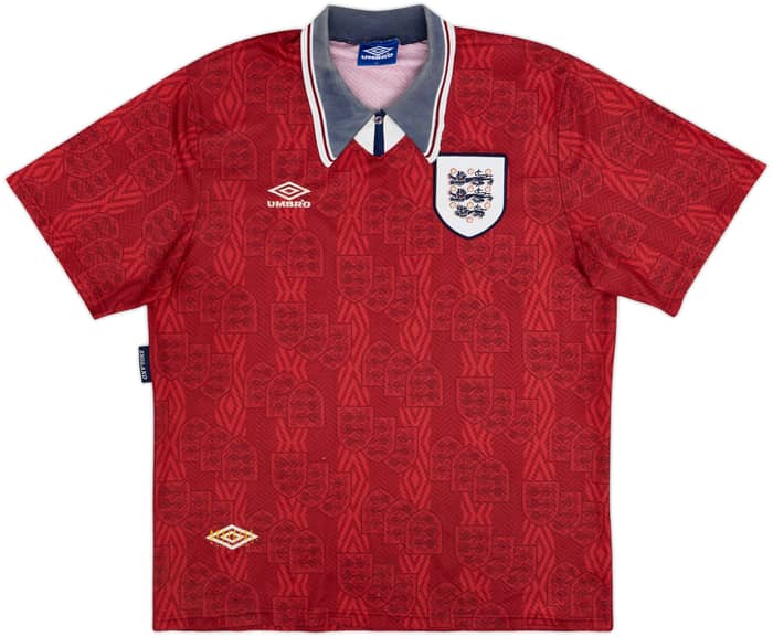 1993-95 England Away Shirt - 6/10 - (XXL)