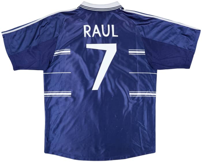 1998-99 Real Madrid Away Shirt Raul #7 - 7/10 - (XL)