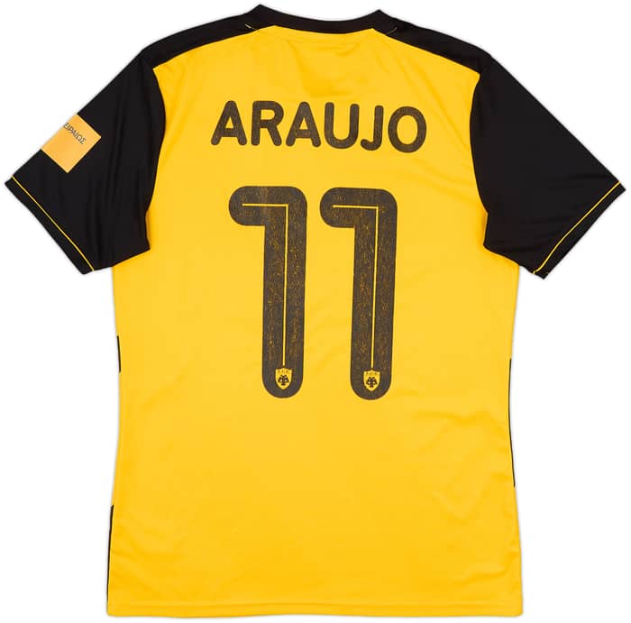 2019-20 AEK Athens Home Shirt Araujo #11 - 5/10 - (S)