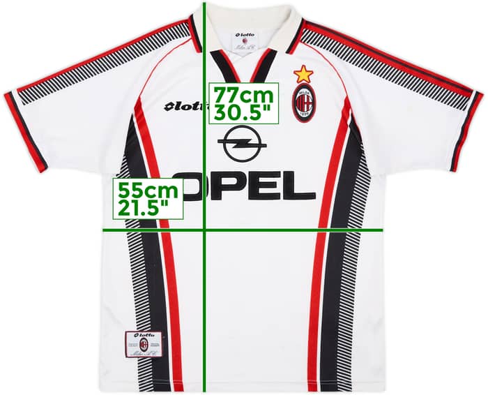 1997-98 AC Milan Away Shirt - 8/10 - (L)