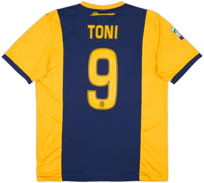 2014-15 Hellas Verona Home Shirt Toni #9 - 7/10 - (L)