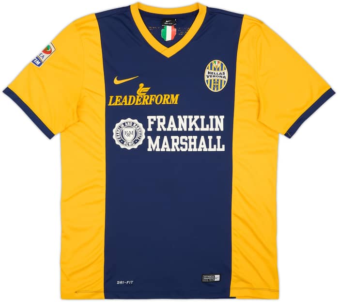 2014-15 Hellas Verona Home Shirt Toni #9 - 7/10 - (L)