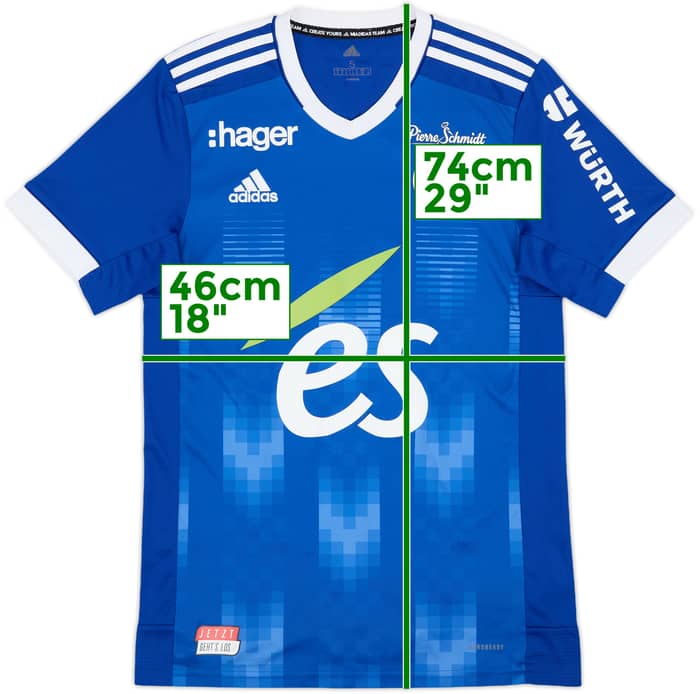 2021-22 Strasbourg Home Shirt - 7/10 - (S)