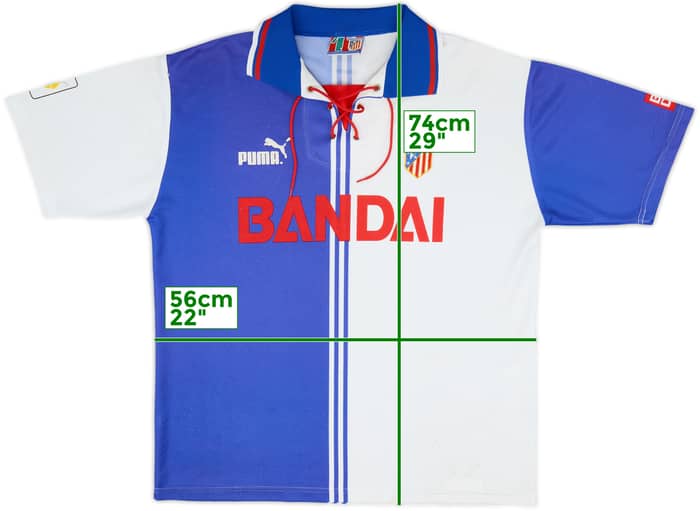 1996-97 Atletico Madrid Third Shirt - 7/10 - (XL)