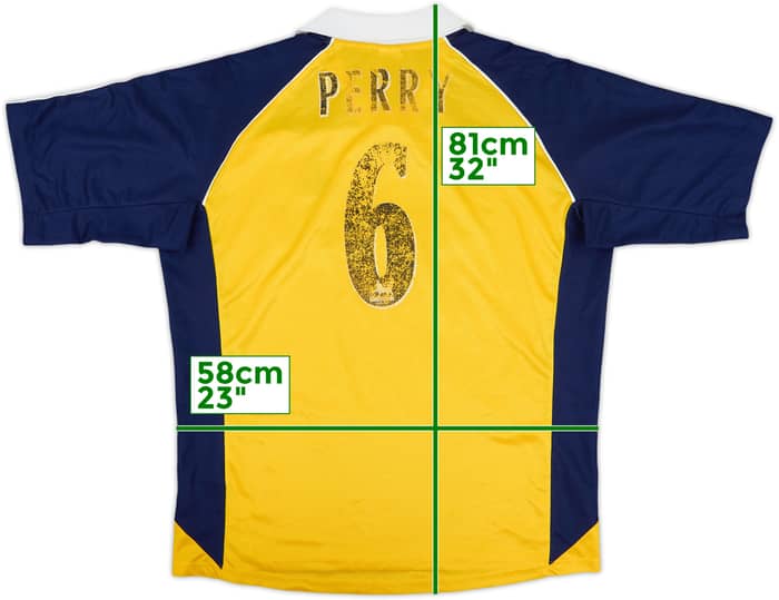 1999-01 Tottenham Away Shirt Perry #6 - 4/10 - (L)