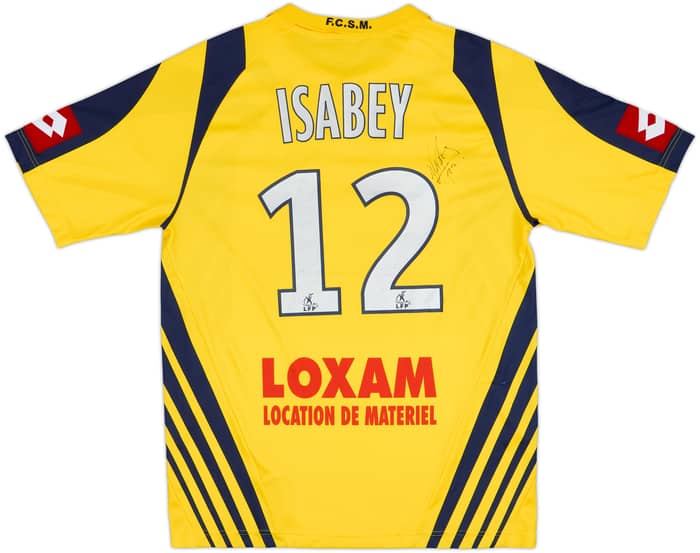 2007-08 Sochaux Signed Home Shirt Isabey #12 - 8/10 - (M)