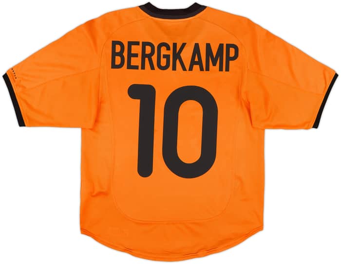 2000-02 Netherlands Home Shirt Bergkamp #10 - 6/10 - (S)