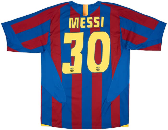 2005-06 Barcelona Home Shirt Messi #30 - 9/10 - (M)