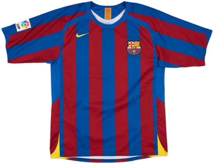 2005-06 Barcelona Home Shirt Messi #30 - 9/10 - (M)