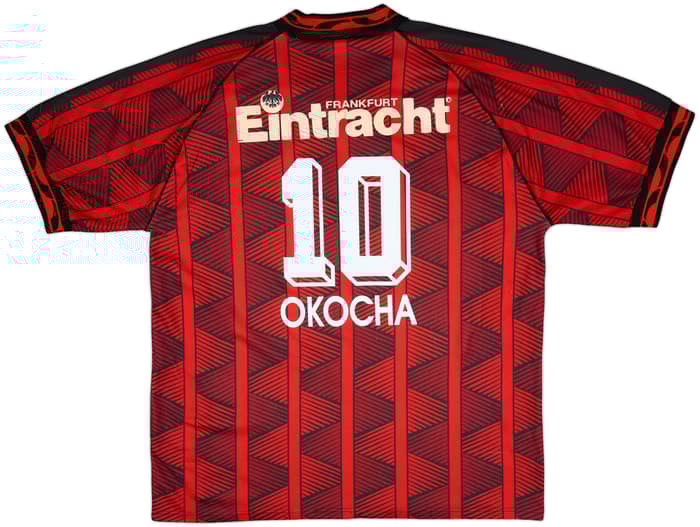 1995-96 Eintracht Frankfurt Home Shirt Okocha #10 - 6/10 - (XL)