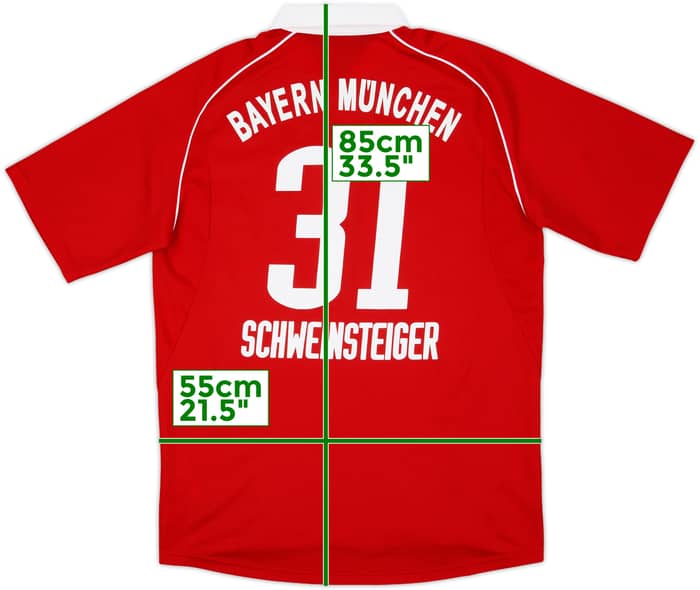 2005-06 Bayern Munich Home Shirt Schweinsteiger #31 - 10/10 - (M)
