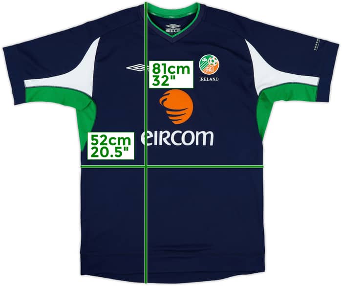 2002-03 Ireland Umbro Training Shirt - 9/10 - (L)