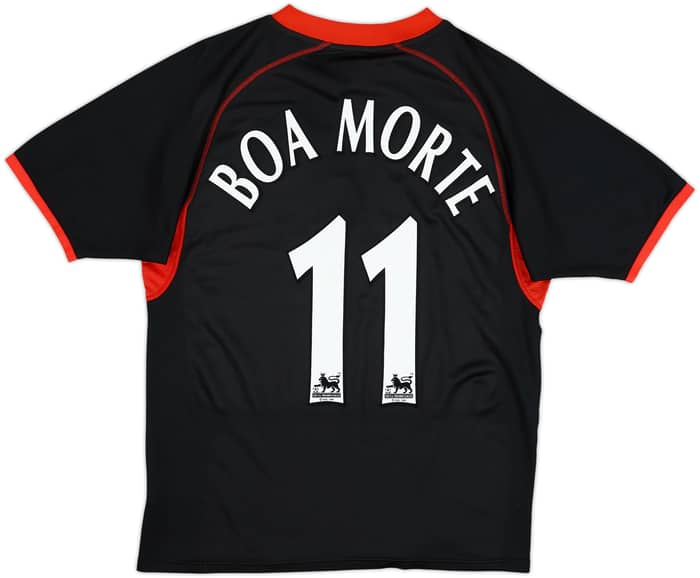 2003-04 Fulham Away Shirt Boa Morte #11 - 8/10 - (M)