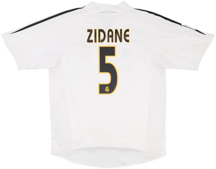 2004-05 Real Madrid Home Shirt Zidane #5 - 5/10 - (M)