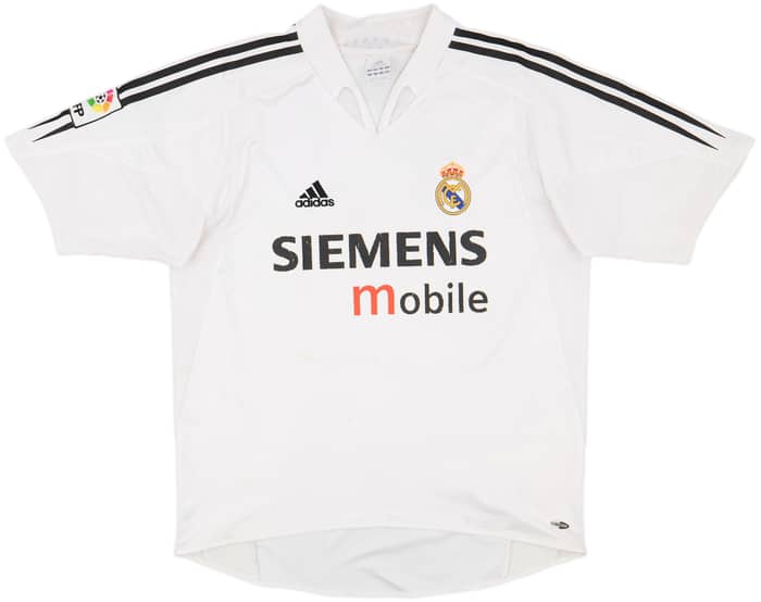 2004-05 Real Madrid Home Shirt Zidane #5 - 5/10 - (M)