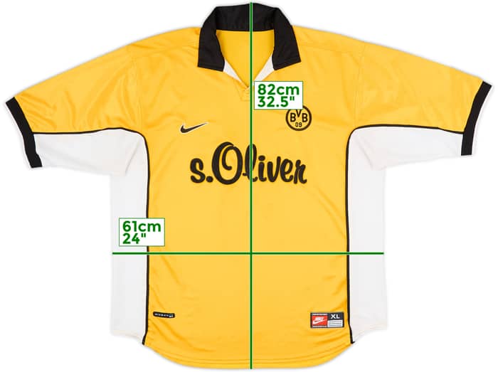 1998-00 Borussia Dortmund Home Shirt - 7/10 - (XL)