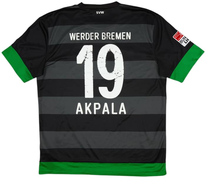 2012-13 Werder Bremen Away Shirt Akpala #19 - 5/10 - (L)