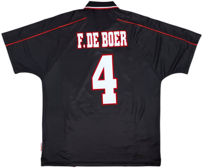 1998-99 Ajax Away Shirt F.De Boer #4 - 8/10 - (L)