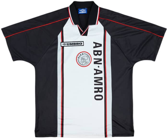 1998-99 Ajax Away Shirt F.De Boer #4 - 8/10 - (L)