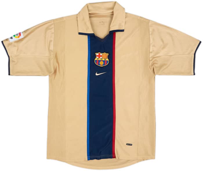 2001-03 Barcelona Away Shirt Rivaldo #10 - 9/10 - (M)