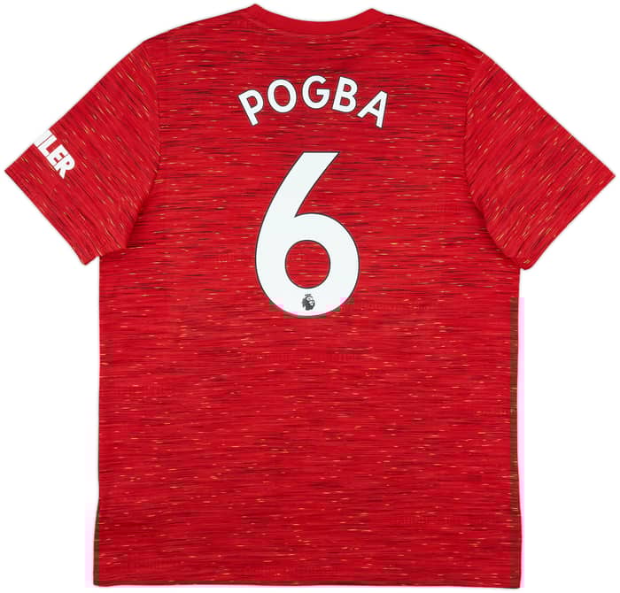 2020-21 Manchester United Home Shirt Pogba #6 - 8/10 - (XL)