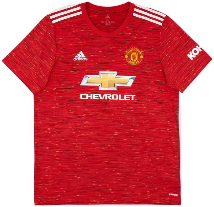 2020-21 Manchester United Home Shirt Pogba #6 - 8/10 - (XL)