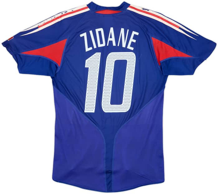 2004-06 France Home Shirt Zidane #10 - 5/10 - (S)