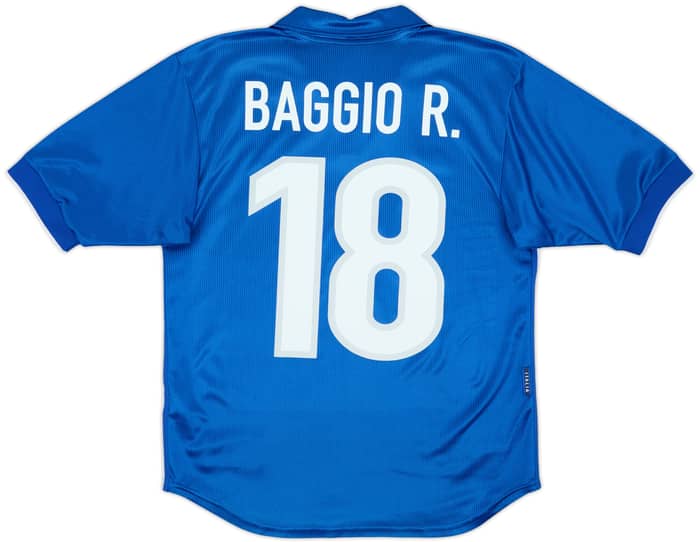 1997-98 Italy Home Shirt Baggio R. #18 - 6/10 - (S)
