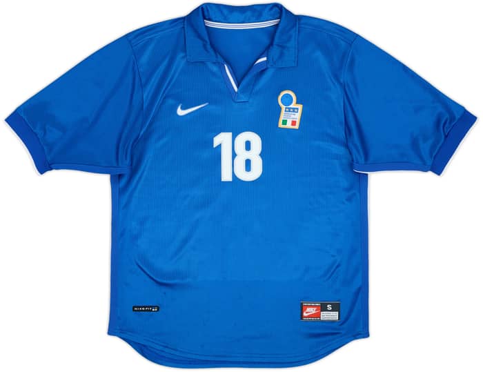 1997-98 Italy Home Shirt Baggio R. #18 - 6/10 - (S)