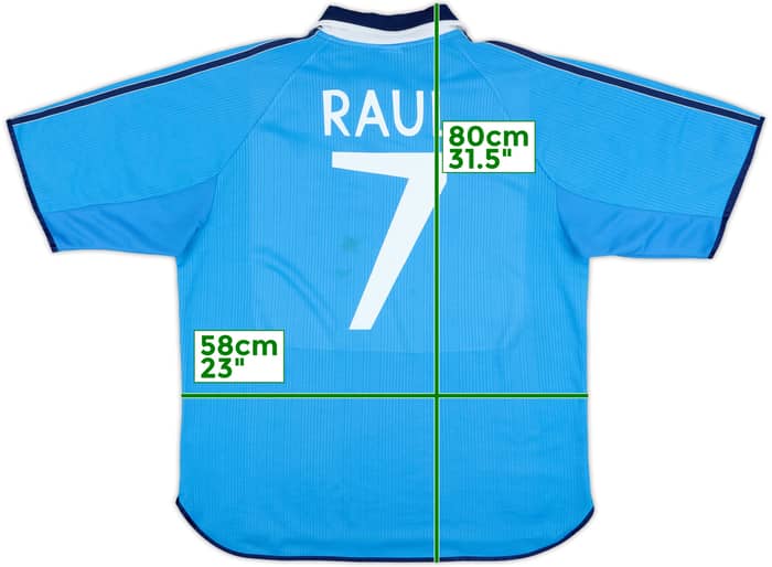 1999-00 Real Madrid Third Shirt Raul #7 - 7/10 - (L)