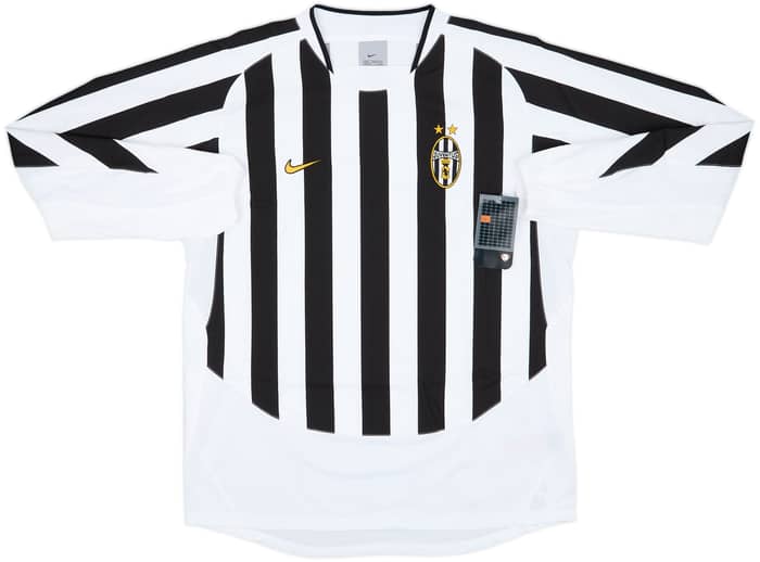 2003-04 Juventus Player Issue Home L/S Shirt Del Piero #10 (L)