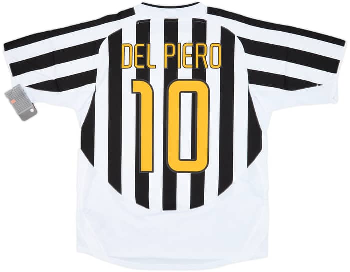 2003-04 Juventus Player Issue Home Shirt Del Piero #10 (L)