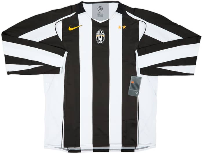 2004-05 Juventus Player Issue Home L/S Shirt (XXL)