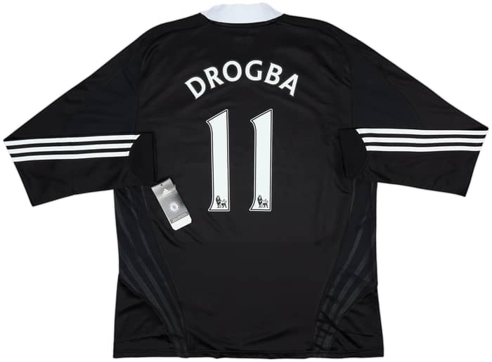 2008-09 Chelsea Player Issue Away L/S Shirt Drogba #11 (L)