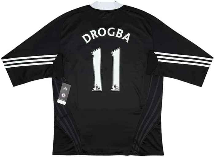 2008-09 Chelsea Player Issue Away L/S Shirt Drogba #11 (XL)