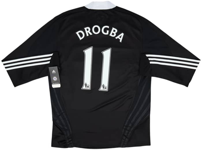 2008-09 Chelsea Player Issue Away L/S Shirt Drogba #11 (XL)