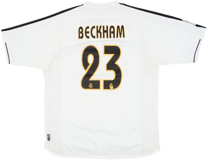 2003-04 Real Madrid Camiseta Local Beckham #23 - 5/10 - (L)