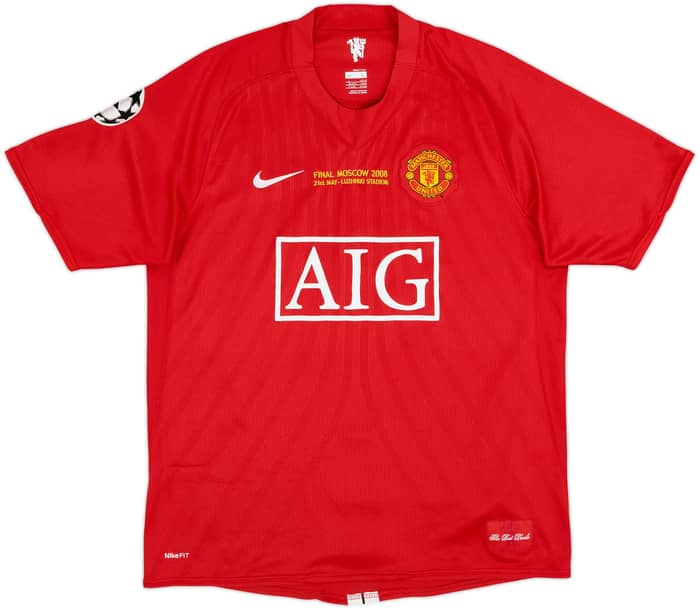 2007-09 Manchester United 'Moscow 2008' Home Shirt Ronaldo #7 - 8/10 - (L)