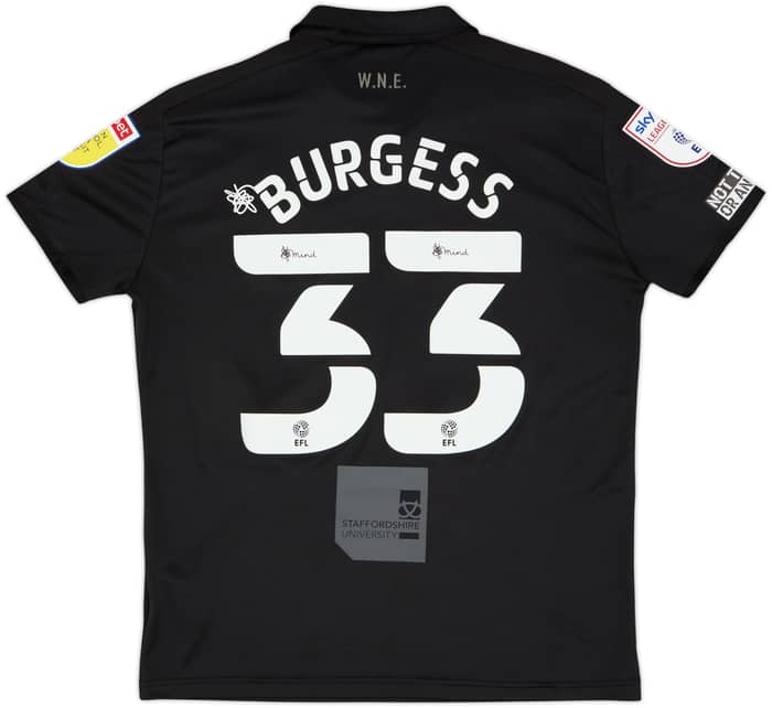 2021-22 Port Vale Match Issue Third Shirt Burgess #33
