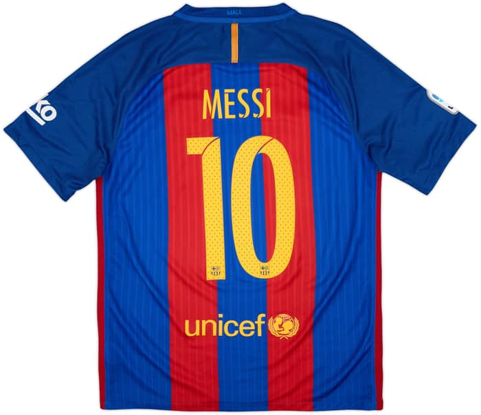 2016-17 Barcelona Home Shirt Messi #10 - 8/10 - (M)