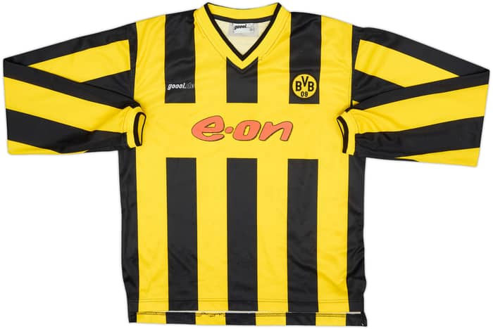 2000-02 Borussia Dortmund Home L/S Shirt - 5/10 - (L.Boys)