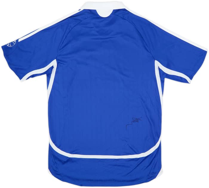 2007-08 Schalke Squad Signed Home Shirt - 7/10 - (M)