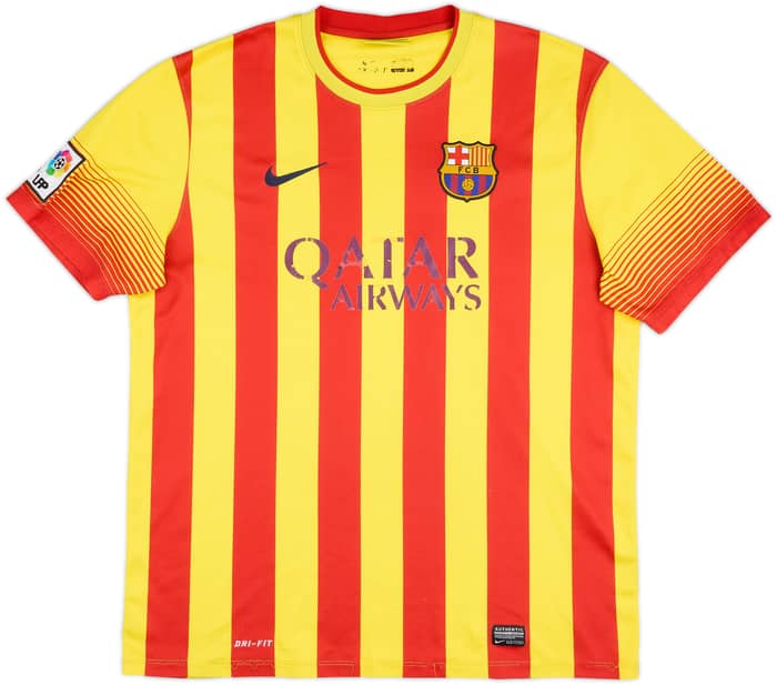 2013-15 Barcelona Away Shirt - 4/10 - (XL)