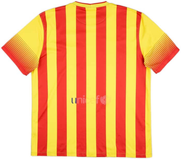 2013-15 Barcelona Away Shirt - 4/10 - (XL)