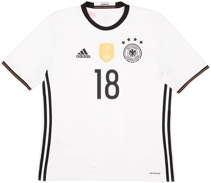 2015-16 Germany Home Shirt Kroos #18 - 6/10 - (XL.Boys)