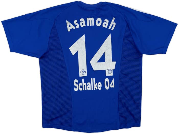 2002-04 Schalke Home Shirt Asamoah #14 - 4/10 - (L)