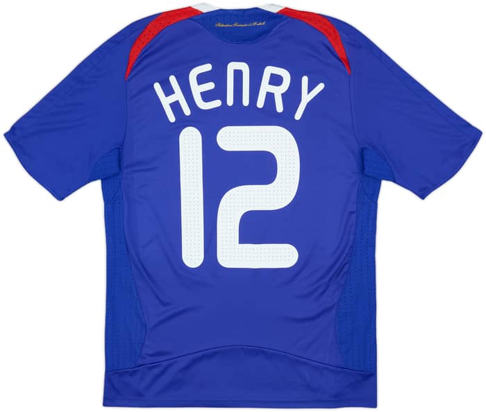 2007-08 France Home Shirt Henry #12 - 7/10 - (S)